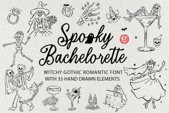 Spooky Bachelorette Party Font Designs