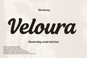 Veloura Font: Modern Design for Creative Projects