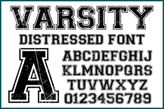Distressed Fonts for Bold Design Projects